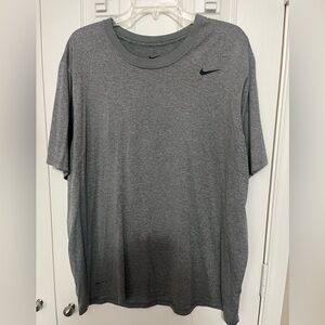 Nike Men's Dri Fit Charcoal Short Sleeve Tee
